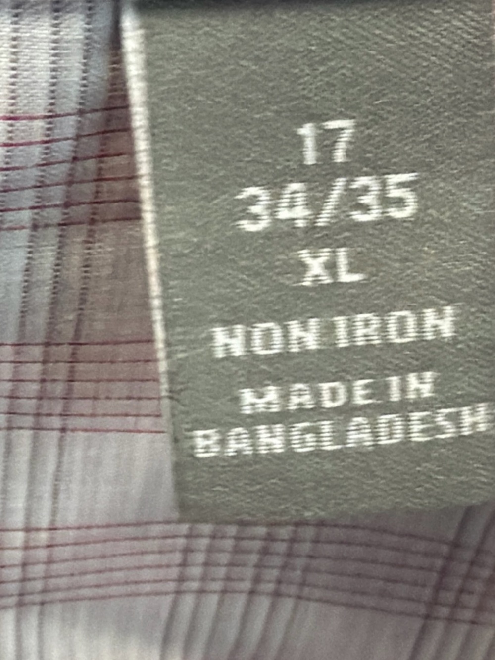Michael Kors Pink Checked Dress Shirt - Picture 6 of 6